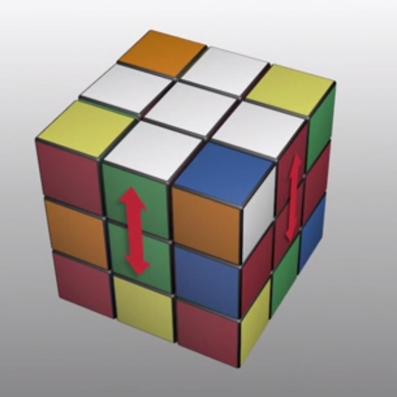 Как собрать кубик Рубика 2x2 - Шаг 2